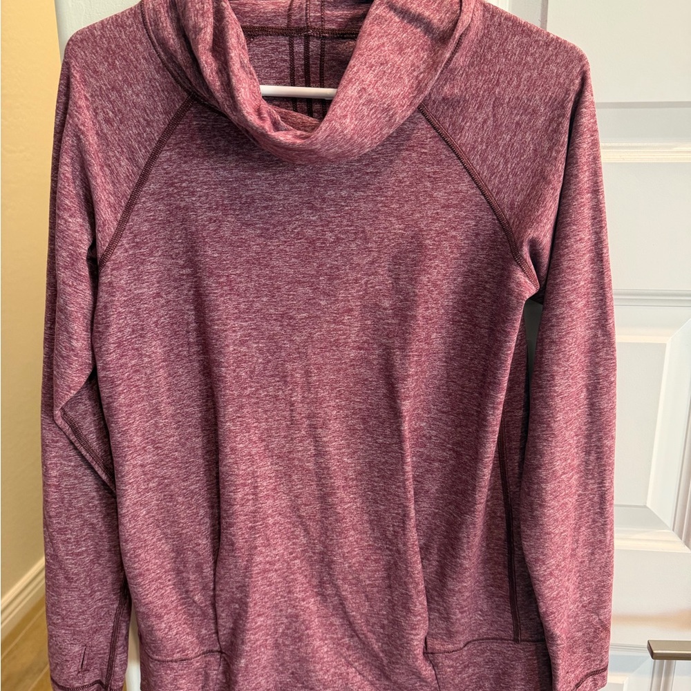 Lululemon Athletica Heathered Burgundy Hoodie